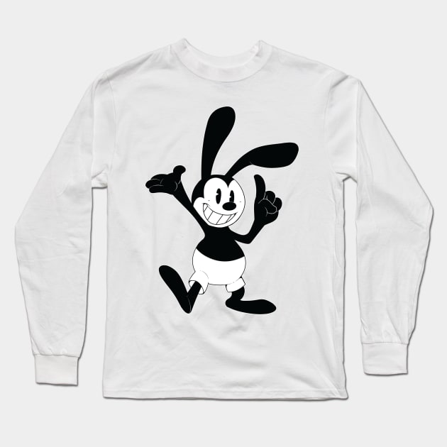One Lucky Rabbit Long Sleeve T-Shirt by NerdsDoingNerdyThings